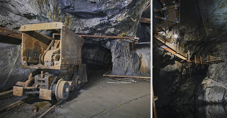 Equipment left, abandoned after use / Gantry