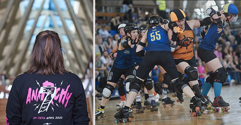 Anarchy is hosted by London Roller Derby at the Crystal Palace leisure centre