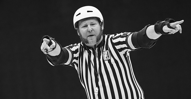 Refereees, NSOs (Non-Skating Offials) and volunteers with a wide range of skill sets are required to maintain the sport