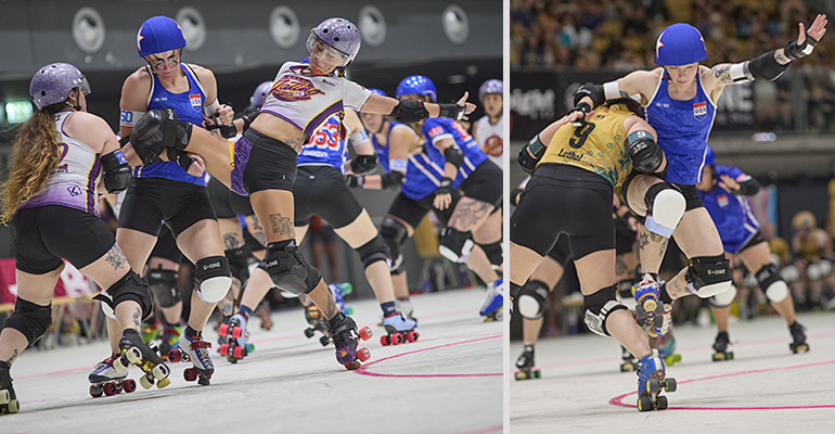 Fuego Latino versus USA / USA take on Australia in the final
